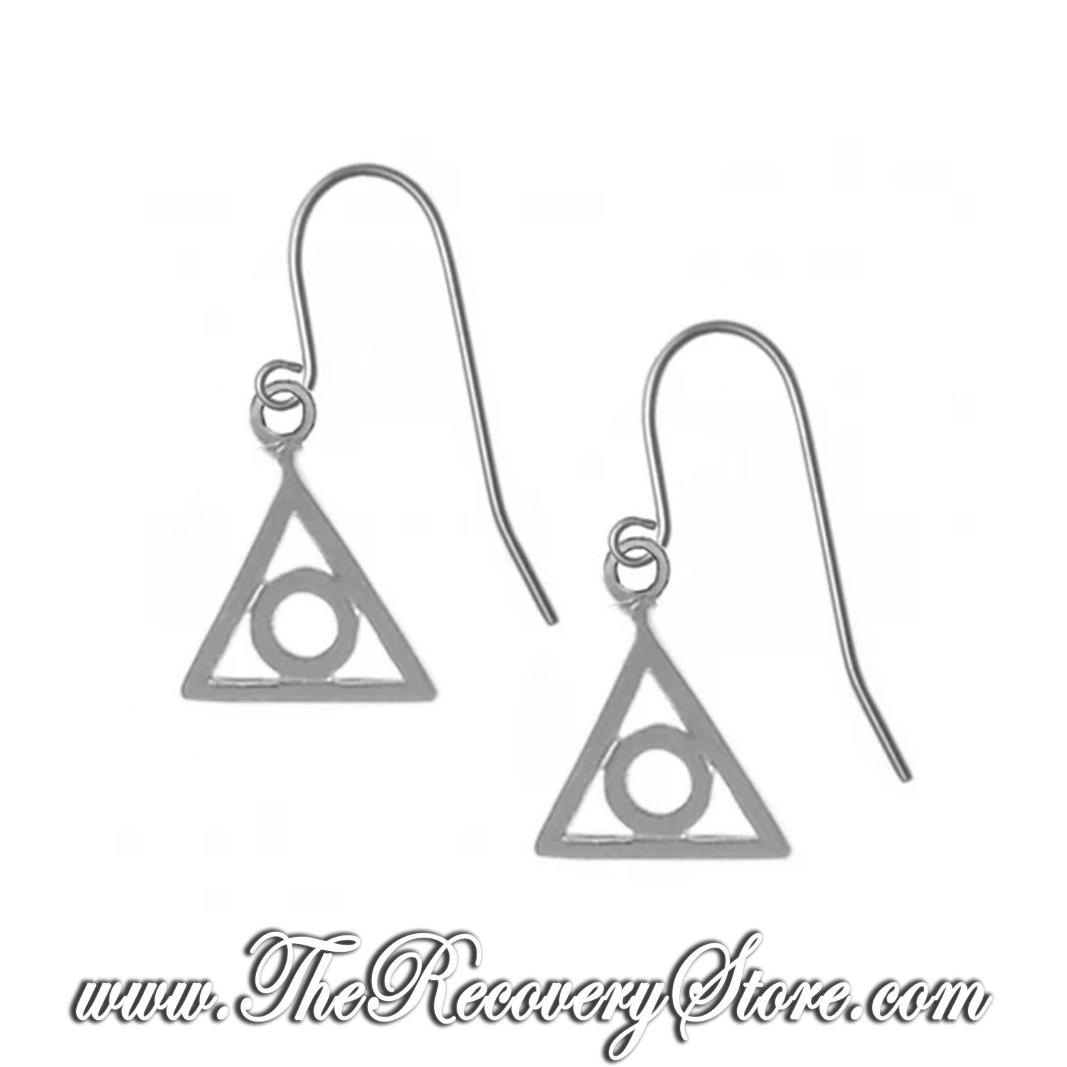 Al-Anon Sterling Silver Symbol Small Earrings