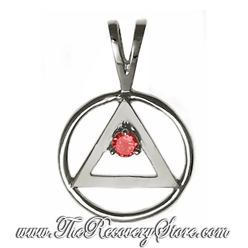 AA 14k Gold  Monthly Birthstone Symbol Pendant