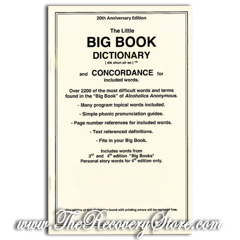 The Little Big Book Dictionary And Concordance