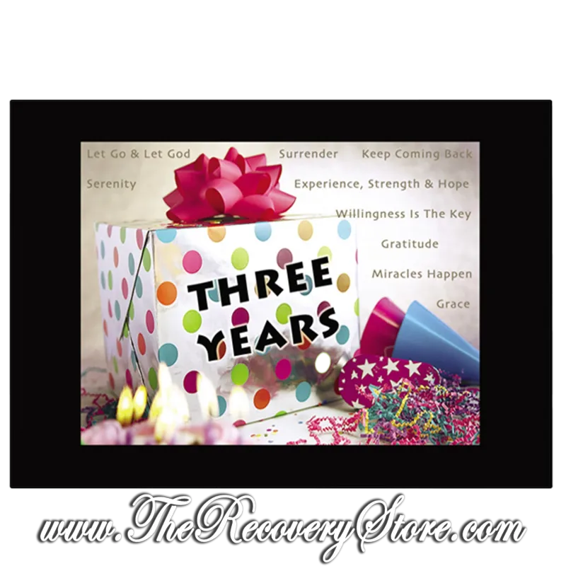 Greeting Card - Yearly - 03 - Three Years