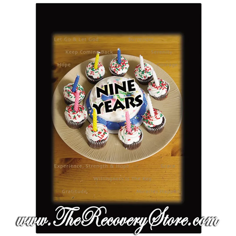 Greeting Card - Yearly 09 - Nine Years! Card