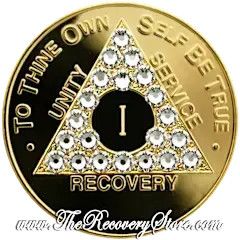 Crystallized Medallion - AA 24k Gold Plated Triangle with Diamond Crystals