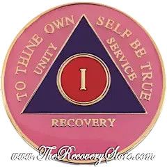 Medallion - AA Pink &amp; Purple Triangle