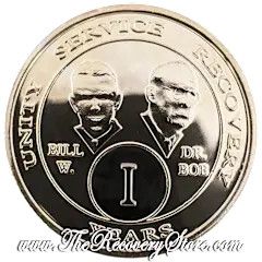 Medallion - Bill &amp; Bob Nickel Plate