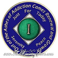 Medallion - NA Blue and Green with 24kt Gold Accents