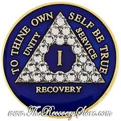 Crystallized Medallion - AA Triangle Blue - Diamond (R&amp;C)
