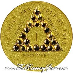 Crystallized Medallion - AA Gold Glitter Triangle Light Col Topaz Crystals