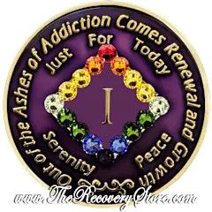 Crystallized Medallion - NA Purple with Rainbow Crystals