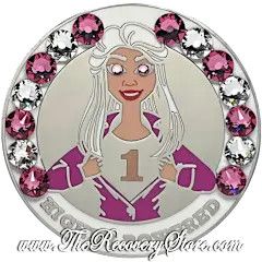 Crystallized Medallion - Woman In Recovery Customizable or Yearly
