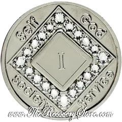 Crystallized Medallion - NA World Services Nickel with Diamond Crystals