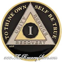 Medallion - AA Thick Black Triangle
