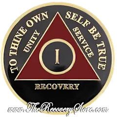 Medallion - AA Triangle Black &amp; Red