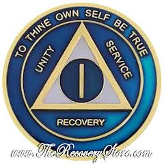 Medallion - AA Triangle Blue &amp; Pearl