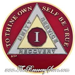 Medallion - AA Triangle Red
