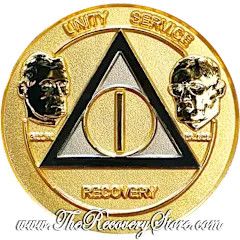Medallion - Bill &amp; Bob Gold &amp; Silver Triangle