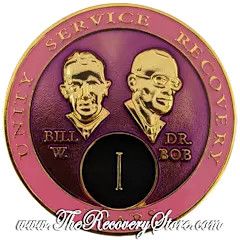 Medallion - Bill &amp; Bob Pink &amp; Purple