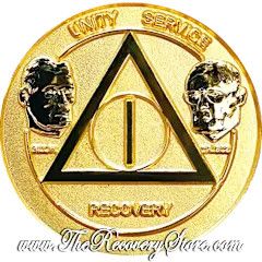 Medallion - Bill &amp; Bob Gold Triangle