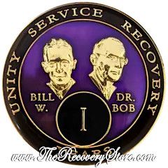 Medallion - Bill &amp; Bob Purple &amp; Black