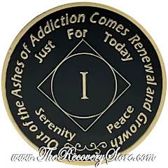 Medallion - NA Black &amp; 24kt Gold Accents