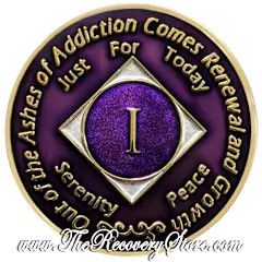Medallion - NA Purple &amp; 24kt Gold