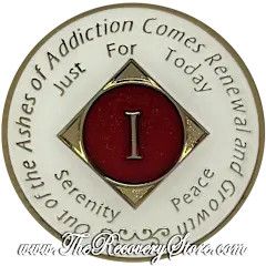 Medallion - NA White, Red &amp; 24kt Gold Yearly