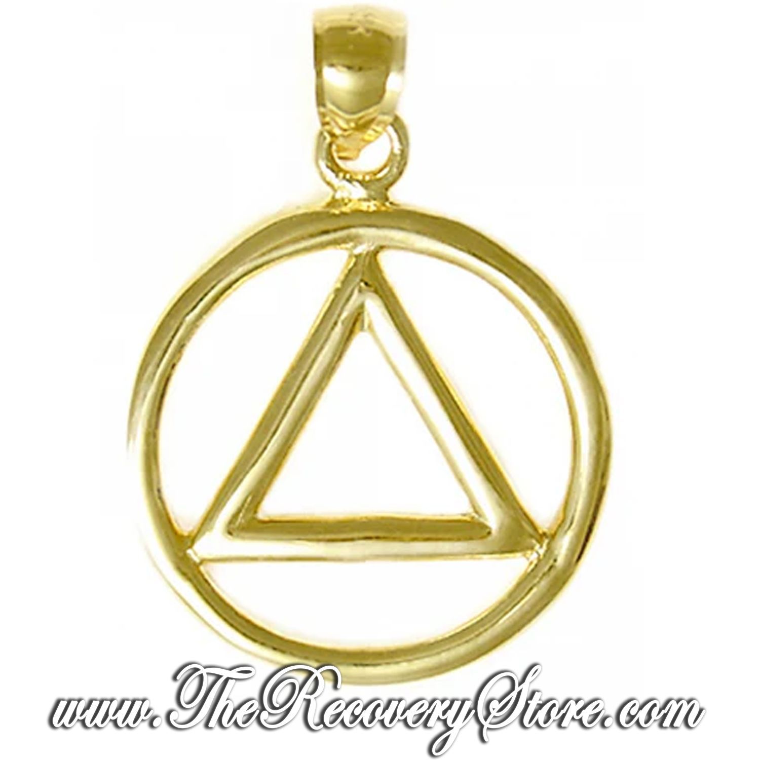 *14k Gold Heavy Wire Style AA Pendant
