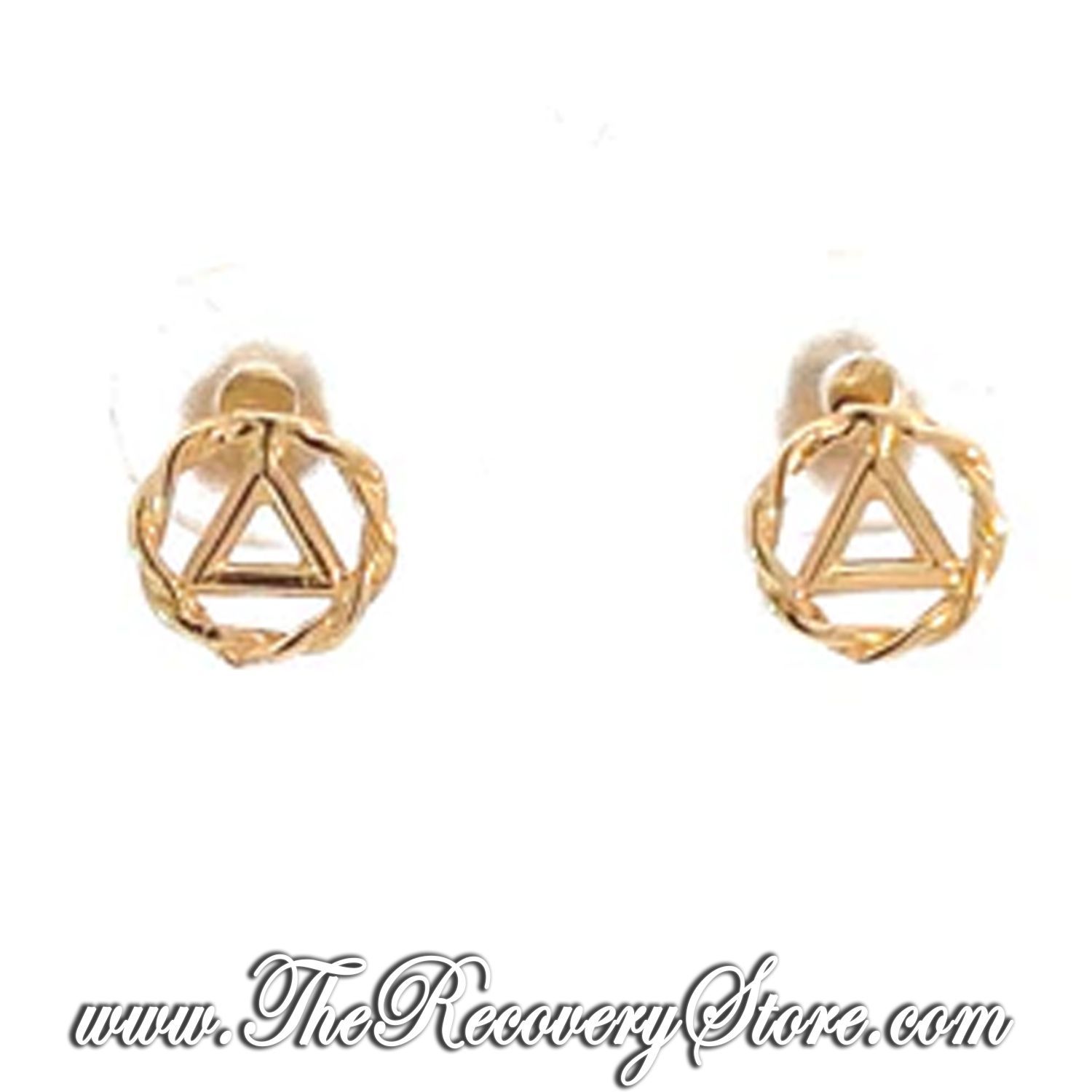 *14k Gold Twist Wire Style Stud Earrings Earrings