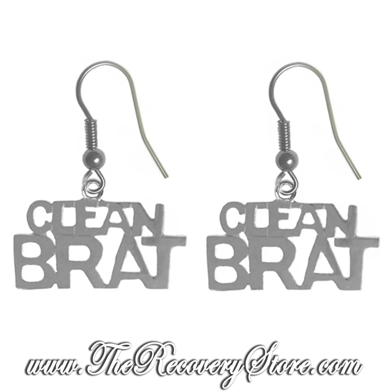 Sterling Silver &quot;Clean Brat&quot; Earrings