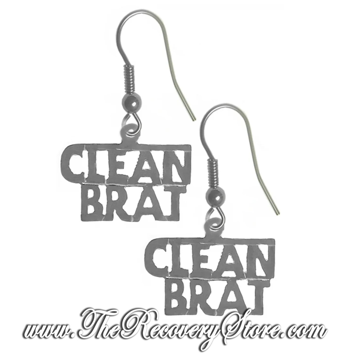Sterling Silver &quot;Clean Brat&quot; Earrings
