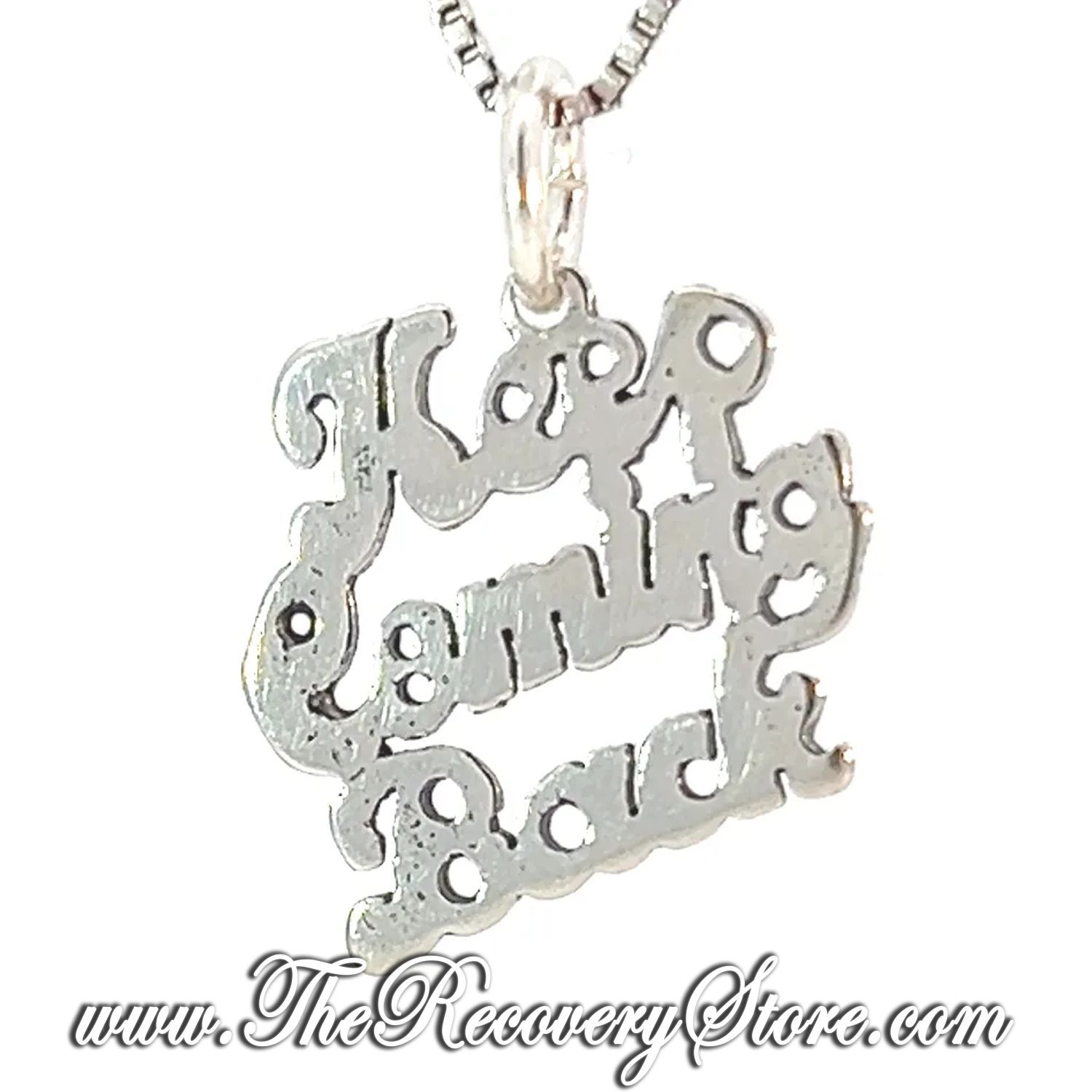 Sterling Silver &quot;Keep Coming Back&quot; Sayings Pendant