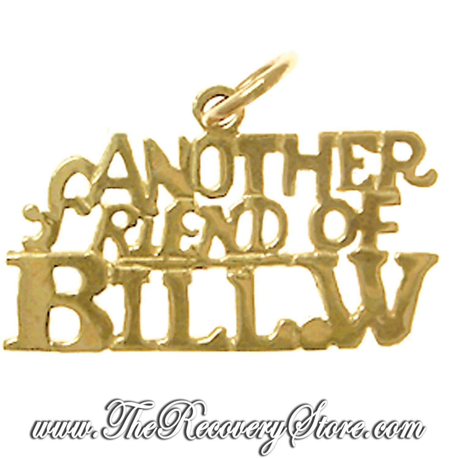 *14k Gold &quot;Another Friend of Bill W&quot; Pendant