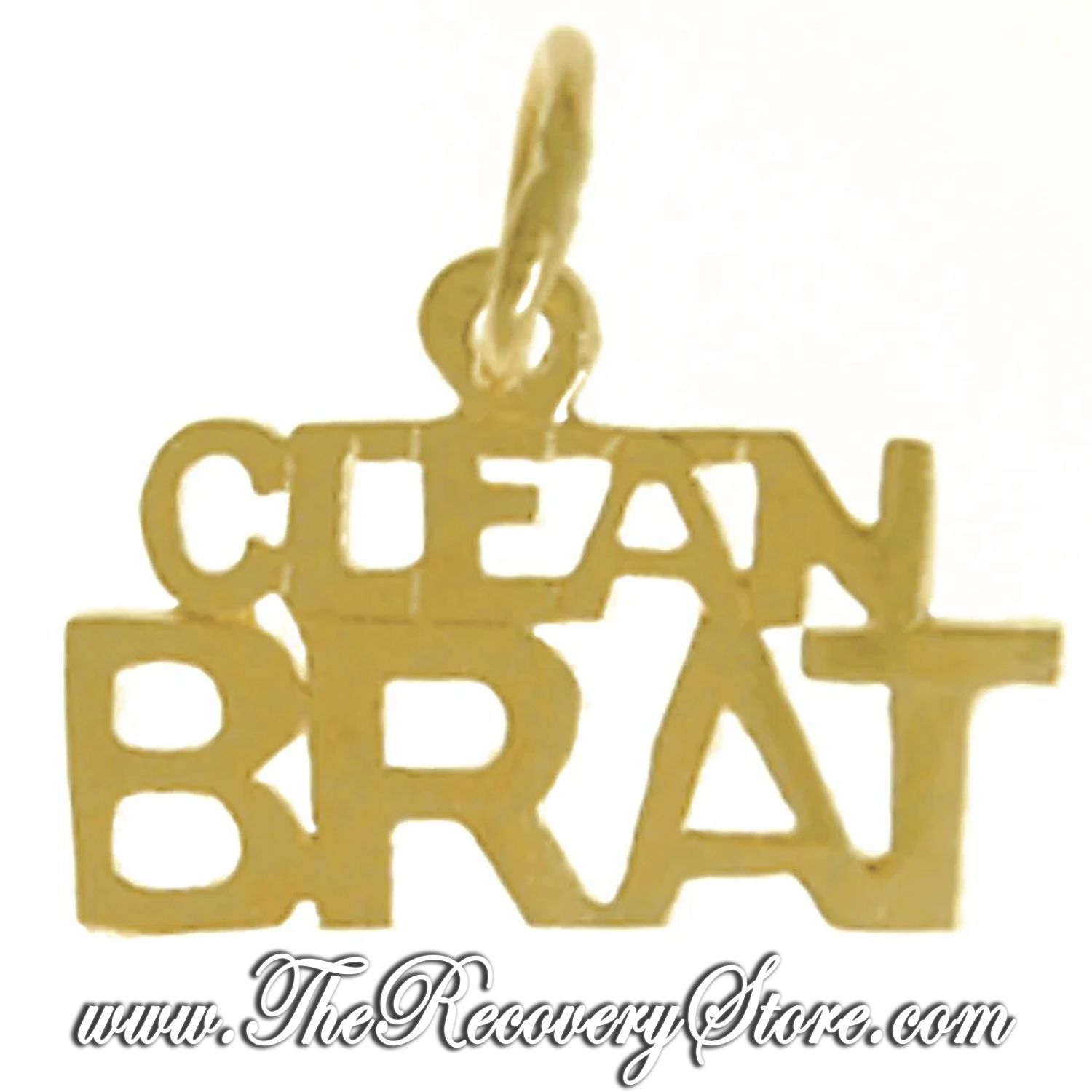 *14k Gold &quot;Clean Brat&quot; Pendant