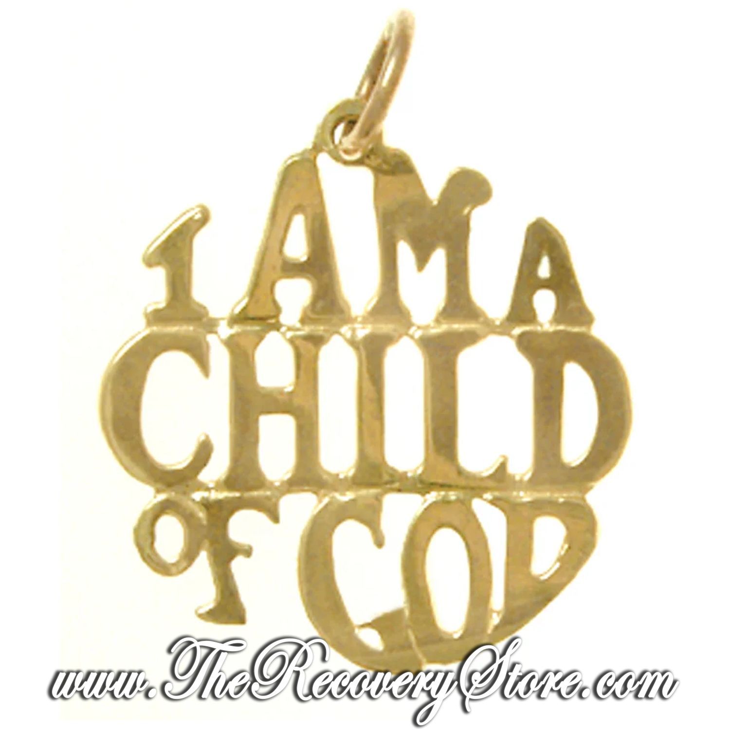 *14k Gold &quot;I Am A Child Of God&quot; Pendant