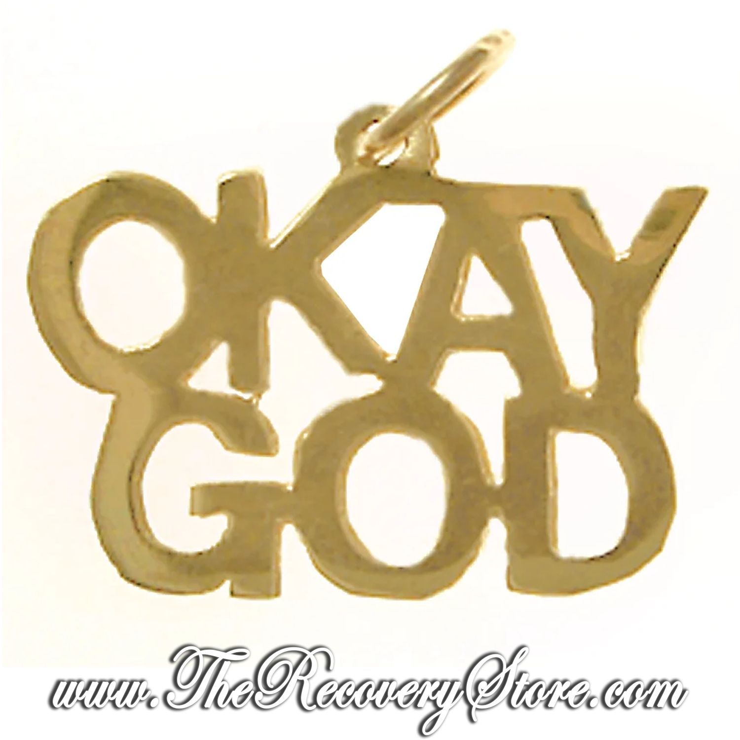 *14k Gold &quot;Okay God&quot; Pendant