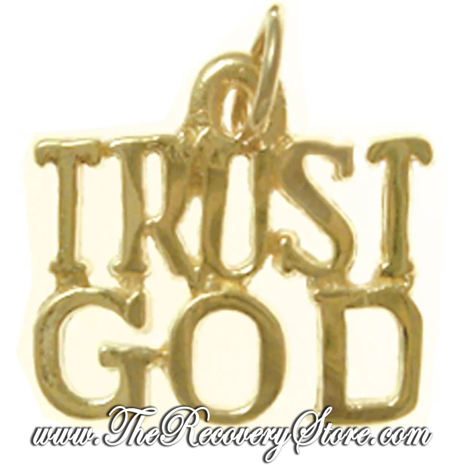 *14k Gold &quot;Trust God&quot; Pendant