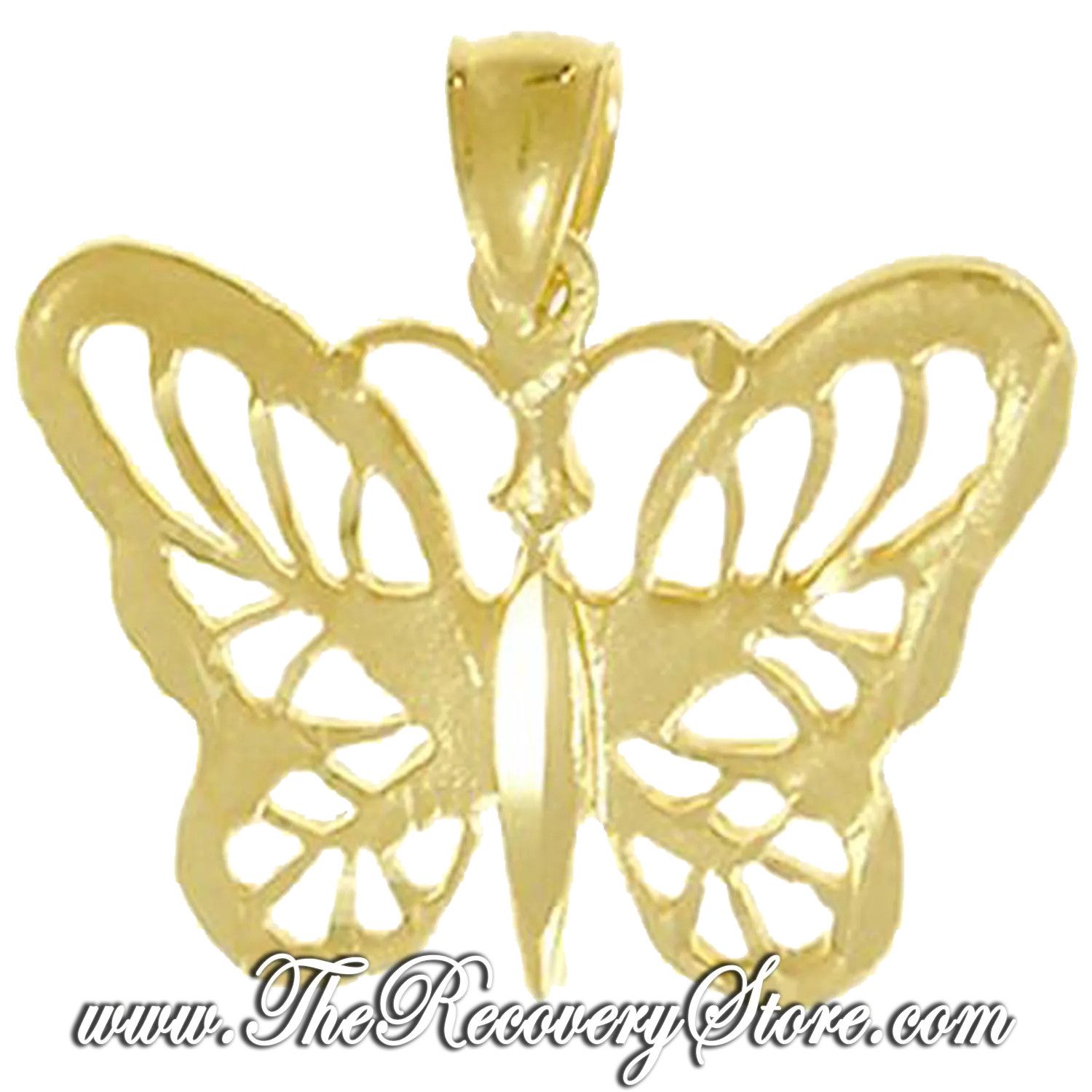 *14k Gold Beautiful Butterfly Pendant