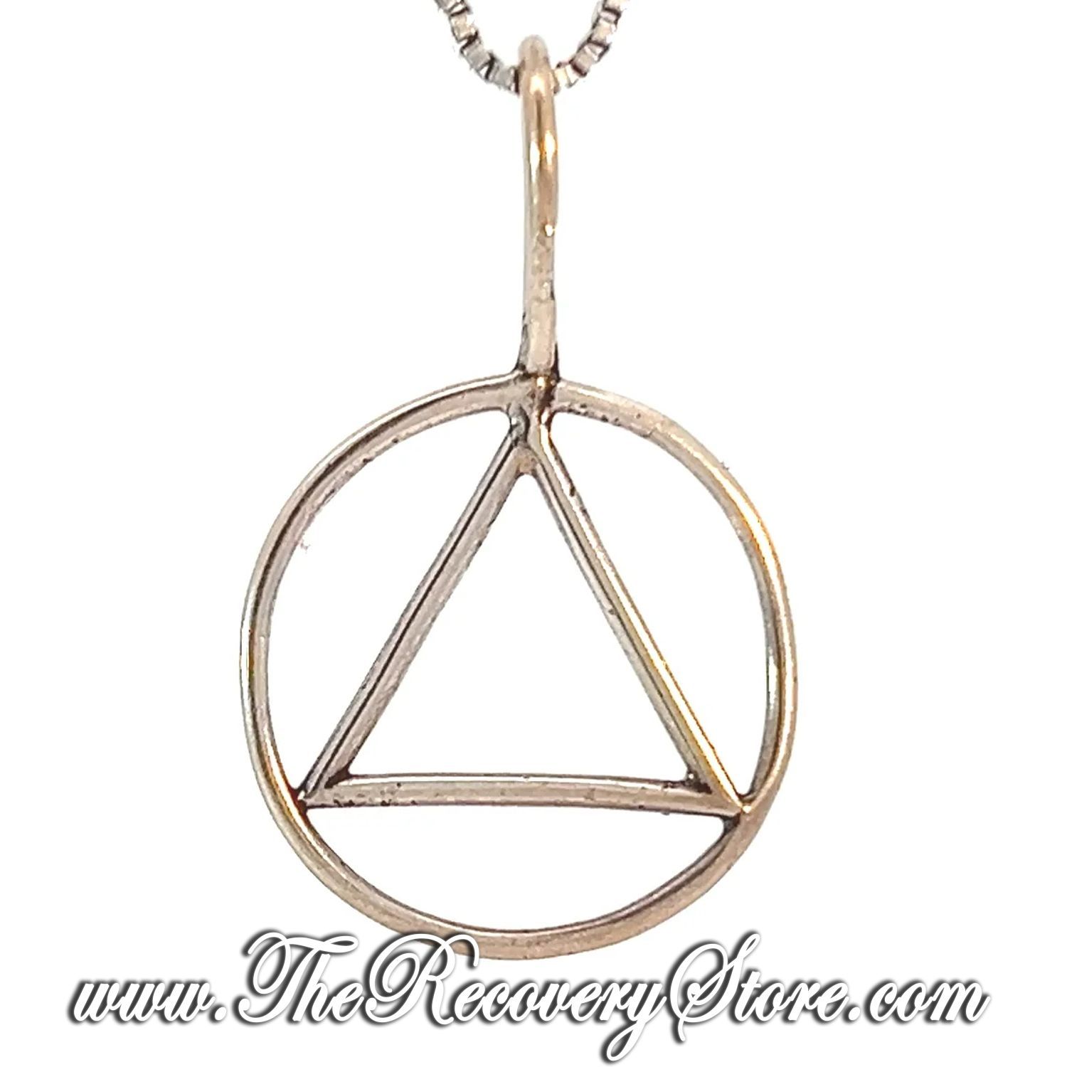 Sterling Silver Smooth Wire Style AA Pendant