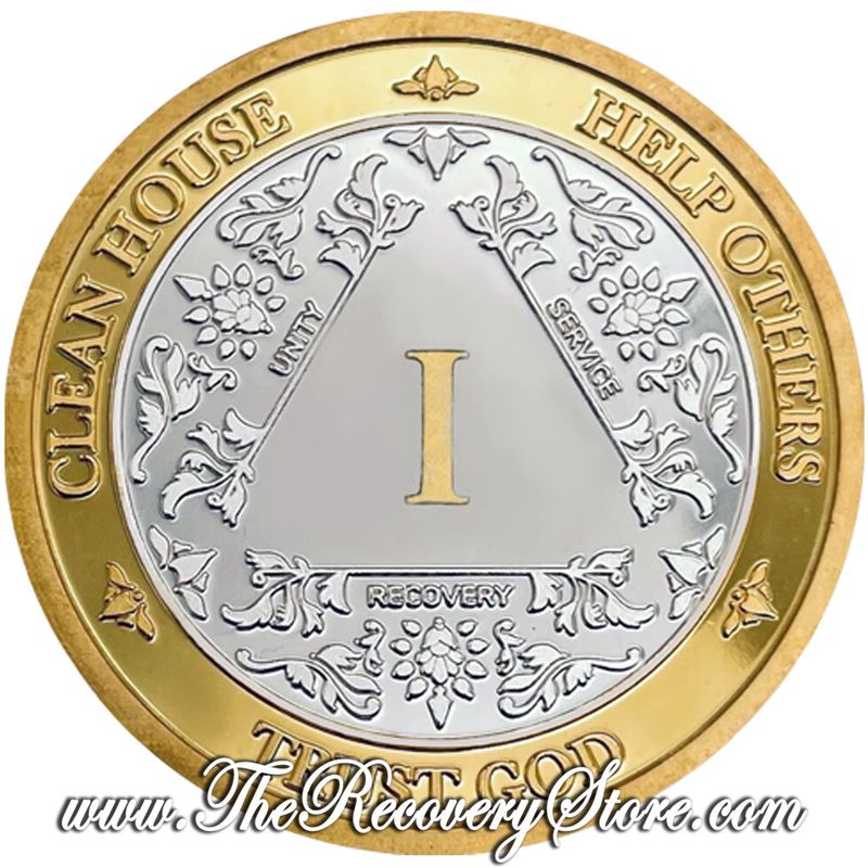 Large Medallion - Silver &amp; Gold AA