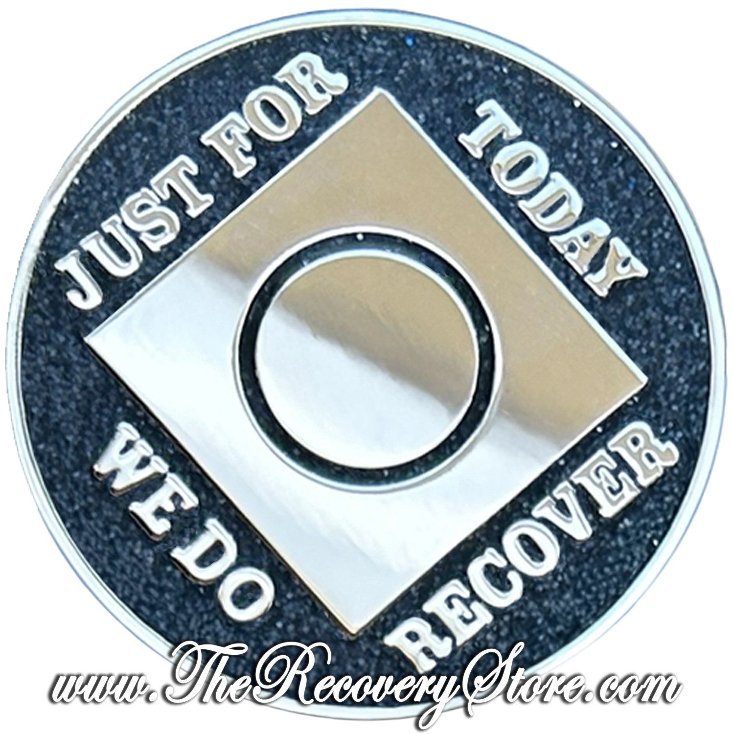 Customizable NA Medallion - Black Glitter