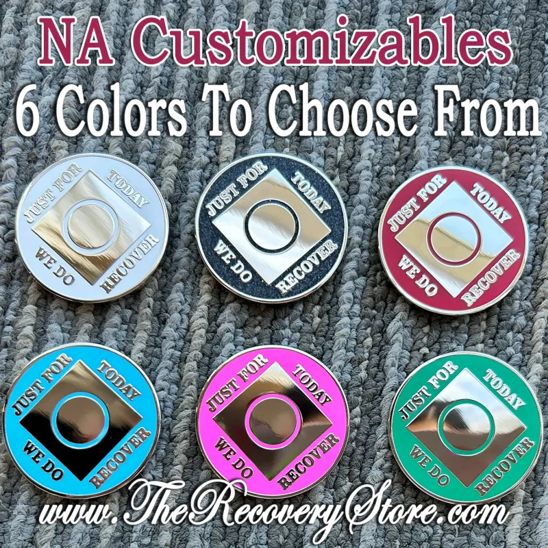 Customizable NA Medallion -  White