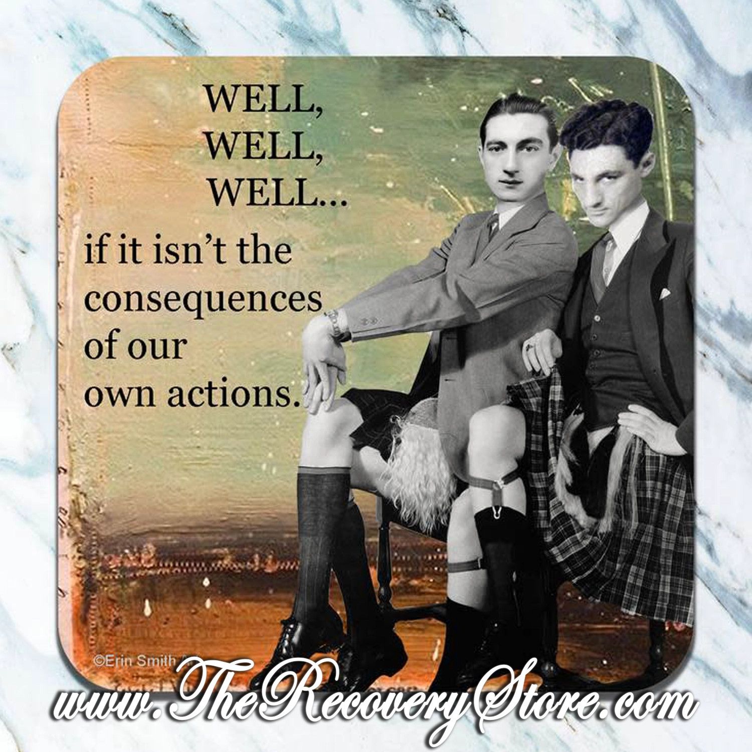 Funny Coaster - WELL, WELL WELL