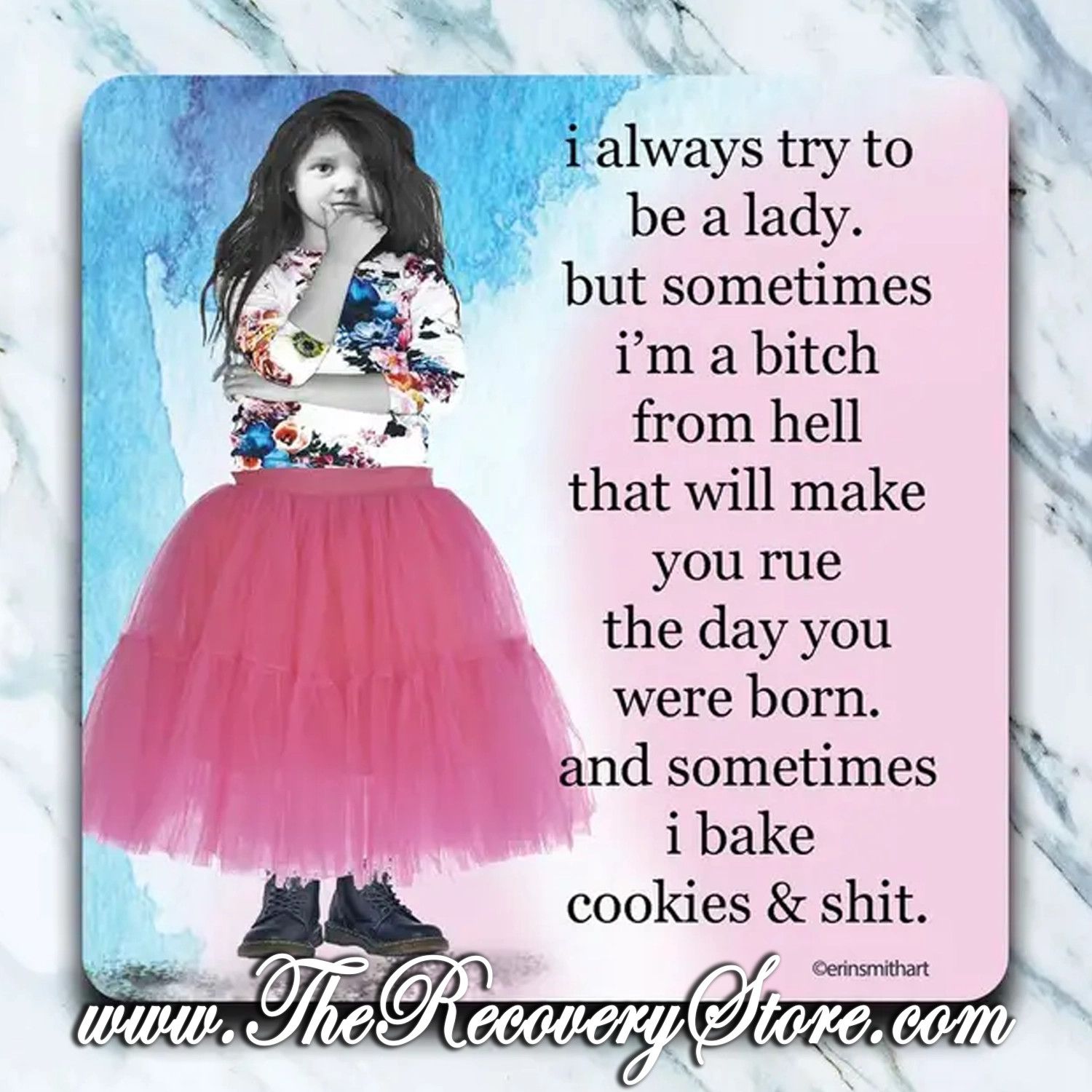 Funny Coaster - Bake Cookies