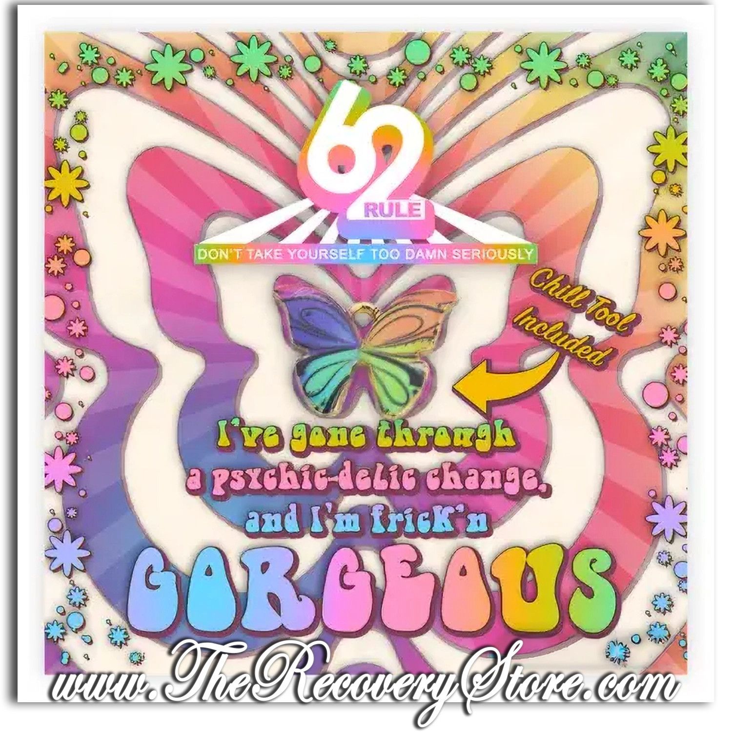 Card - Rule 62  Charm - Butterfly - Psychic-Delic Change