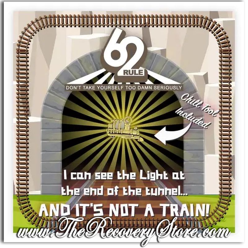 Card - Rule 62  Charm - Train - Light at the End of the Tunnel..