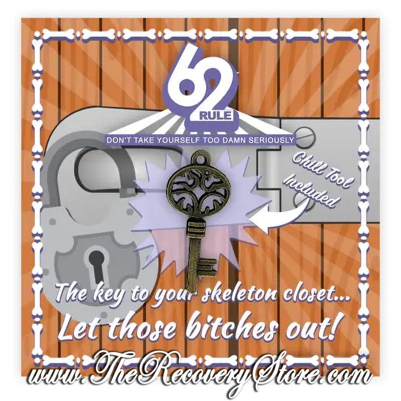 Card - Rule 62  Charm - Skeleton Key