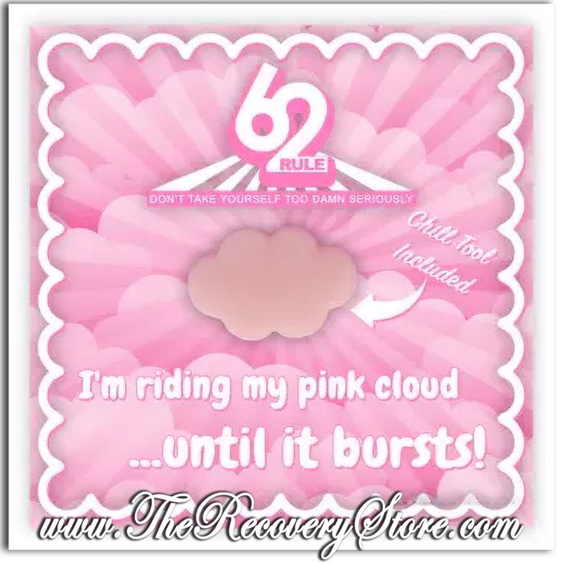 Card - Rule 62  Charm - Riding My Pink Cloud Until It Bursts
