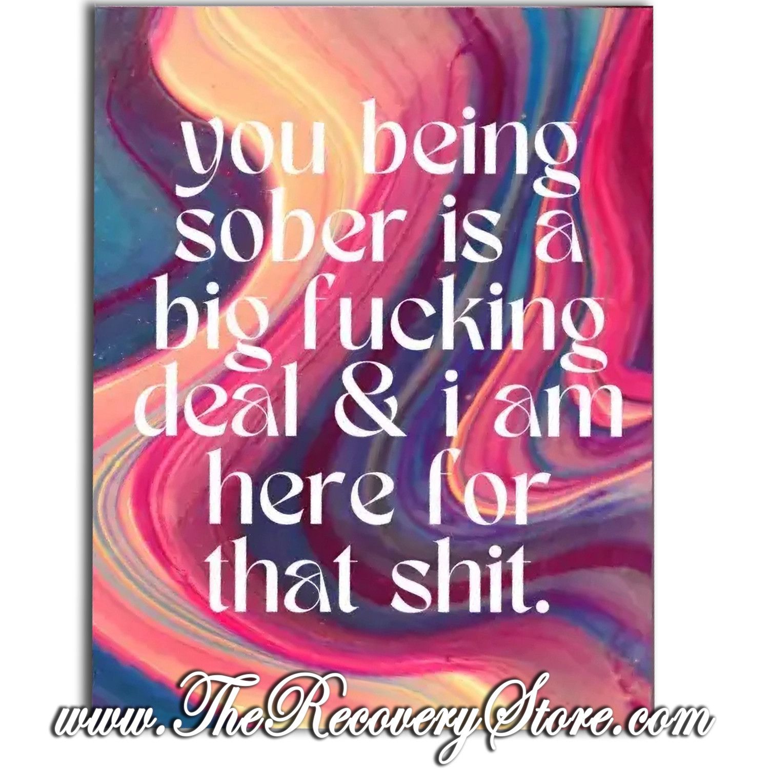 Greeting Card - You Being Sober Is A Big Fucking Deal