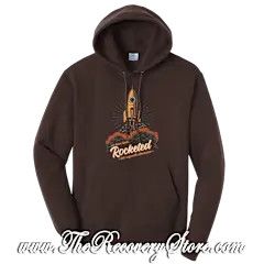 Hoodie - Rocketed - Brown 2XL