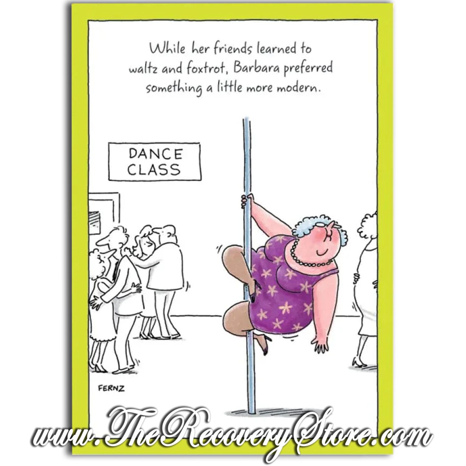 Greeting Card - Dance Class Pole Birthday