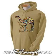 Hoodie - ODAT Camel - Tan - Medium